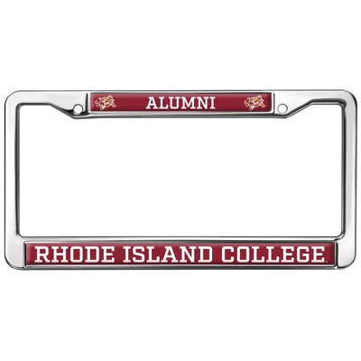 Rhode Island College Alumni Full Size Standard License Plate Metal Frame