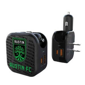 MLS Western Conference Teams Text Backdrop 18-Watt 2 in 1 USB A/C Charger - 1 of 3