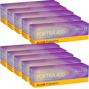 Kodak Professional Portra 400 Color Negative Film 35mm Roll Film, 36 Exposures - 10pk - 1 of 2