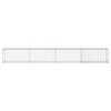vidaxl Gabion Basket with Cover Galvanized Iron Outdoor use 157.5"x19.7"x19.7" - 3 of 4