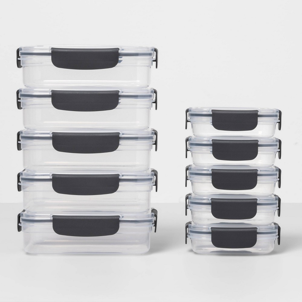 20pc Plastic Food Storage Set - Made By Design&amp;#8482;