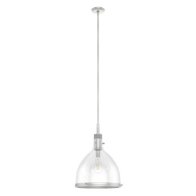 Hunter Fans Van Nuys 1 - Light Pendant in  Brushed Nickel