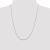 Black Bow Jewelry 0.8mm, Sterling Silver Solid Round Snake Chain Necklace - 2 of 4