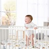 Sweet Jojo Designs Boy or Girl Gender Neutral Unisex Satin Fitted Crib Sheet Jungle - 4 of 4