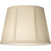 Springcrest Set of 2 Oval Lamp Shades Cream Small 9" Wide x 6.5" Deep at Top 12" Wide x 8" Deep at Bottom 9" High Spider Harp Finial - 3 of 4