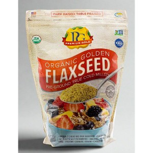 Premium Gold Organic Golden Milled Flaxseed, 4 lbs (2 pack) - 1 of 1