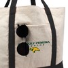California State Polytechnic University Pomona Primary Logo Canvas Tote Bag With External Pocket, Reusable Shoulder Bag for Shopping, School, Beach - 2 of 4