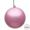 Vickerman Pink Ball Ornament - 3 of 4