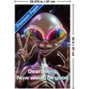 Trends International Ray Heere - Happy Peace Alien Unframed Wall Poster Prints - 3 of 4