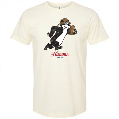 Mens Hamm's Beer Football Sprint T-Shirt