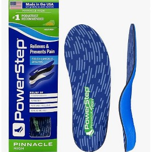Powerstep 5021-01D Pinnacle High Insole (1 Pair), size M7W9 - 1 of 3