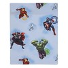 Marvel Avengers Fight the Foes Blue, Red, Green Hulk, Iron Man, Thor, Captain America 4 Piece Toddler Bed Set - 4 of 4