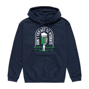 Men's - Instant Message - Don't Forget To Hydrate Graphic Fleece Pullover Hoodie - 1 of 4