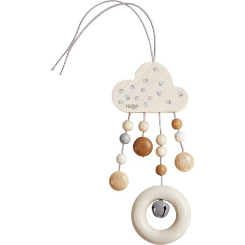 Haba Dangling Cloud Figure Dots Attaches To Play Gym Car Seat And Stroller Target