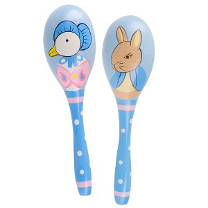 Peter Rabbit: Maraca Set - Set Of 2, Wooden Musical Shaker Instruments, Ages 18mo+ - 1 of 4