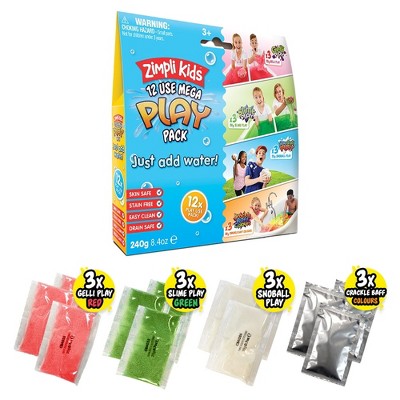 12 Use Mega Play Pack from Zimpli Kids, 3 x Gelli Play