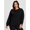RBX Active Women's Elevated Athleisure All-Season Lightweight Crewneck Tunic Pullover Sweatshirt - 3 of 4