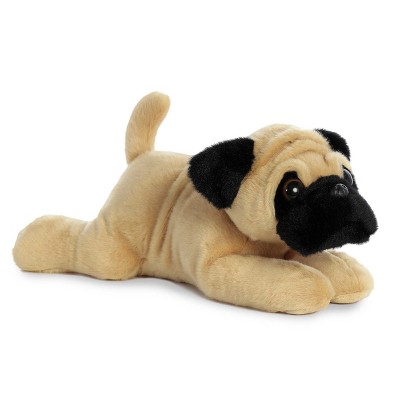 Aurora Medium Pug-ger Flopsie Adorable Stuffed Animal Brown 12