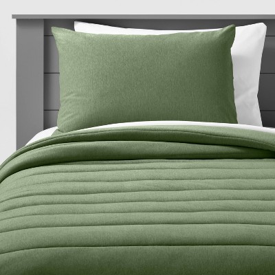 Green comforter hot sale target