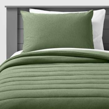 2pc Twin/twin Extra Long Boho Reversible Printed Comforter & Sham Set Green  Floral - Threshold™ : Target