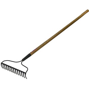 Bon Tool 84-212 Bow Head Rake - 16 Teeth 54-inch Wood Handle - 1 of 1
