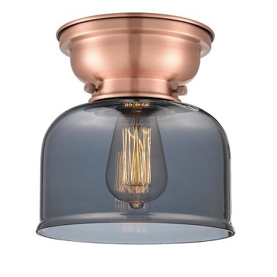 Bell - 1 Light Flush Mount In Industrial Style-7.88 Inches Tall and 8 Inches Wide