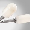 Troy Lighting Annex 4 - Light Chandelier in  Anodized Black Opal White Shade - 2 of 4