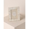 Shiraleah Ivory Roma Textured 5" X 7" Picture Frame - 2 of 3