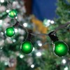 Novelty Lights 100 Feet G40 Globe Outdoor Patio String Lights, Black Wire - 4 of 4