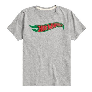 Boys' - Hot Wheels - Christmas Lights Short Sleeve Graphic T-Shirt - 1 of 4