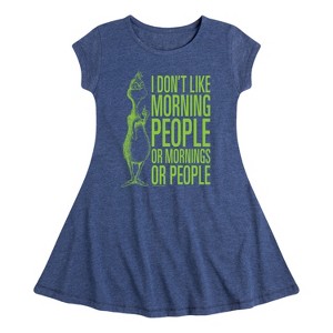 Girls' - Dr. Seuss -  Fit & Flair Cap Sleeve Dress - 1 of 3