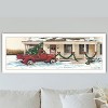 Preparing for Christmas White Framed Wall Art for Living Room, Bedroom Wall Art Print for Home Decor by John Rossini - 3 of 4