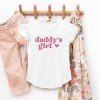 The Juniper Shop Daddy's Girl Heart Toddler Flutter Sleeve Tee - 2 of 2