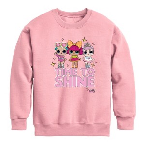 Boys' - LOL Surprise! - LOL Time To Shine Graphic Long Sleeve Fleece Sweatshirt - 1 of 4