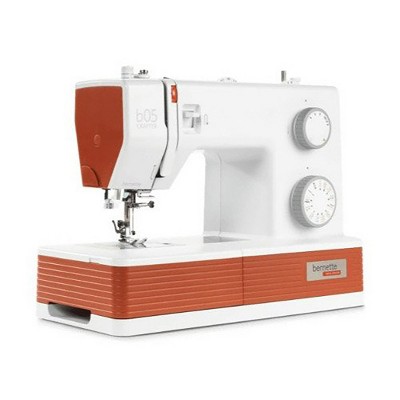 Bernette b05 Crafter White and Orange Mechanical Sewing Machine