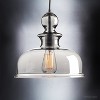 Urban Ambiance Luxury Modern Farmhouse Farmhouse Pendant Light,  11-1/4" x 12",  Charcoal Finish, UHP3041 - 3 of 4