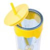 Silver Buffalo Disney Winnie The Pooh Eating Hunny 26-Ounce Carnival Cup With Lid and Straw - 4 of 4