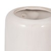 Sagebrook Home Ceramic Vase Contemporary Grooved Design Decorative Table Accent - 4 of 4