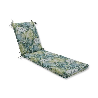 Indoor/Outdoor Key Cove Lagoon Green Chaise Lounge Cushion - Pillow Perfect