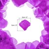 Unique Bargains Decoration Wedding Party Silk Artificial Flower Petals Purple 1000 Pcs - 2 of 4
