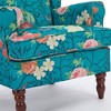 Hrinhom 28"W Modern Accent Chair ,Upholstered Armchair, Floral Design Single Sofa Chair - 4 of 4
