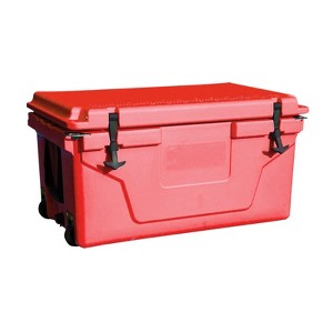 HANPURE Red outdoor Camping Picnic Fishing portable cooler 65QT Portable Insulated Cooler Box - 1 of 4