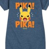 - Pokémon - Pika Pika Scared Graphic Short Sleeve Fleece Dress - 2 of 4