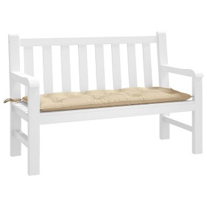vidaXL Garden Bench Cushion Beige 47.2"x19.7"x2.8" Oxford Fabric - 1 of 4