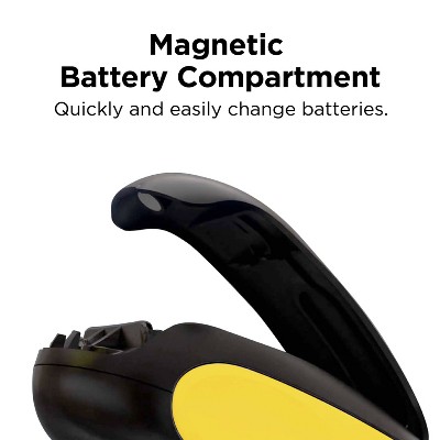 Compact Yellow and Black Stainless Steel Electric Can Opener