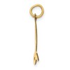 Black Bow Jewelry 14k Yellow Gold Madison Collection LG Classic Script Initial L Pendant - 2 of 4
