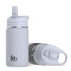 Hydrapeak Mini 14oz Insulated Kids Water Bottle With Straw Lid Ice