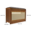 YIYIBYUS Shoe Storage Bench, 2-Tier Shoe Organizer for Entryway - 4 of 4
