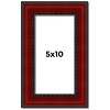 PosterPalooza | Panoramic Weathered Red Picture Frame - UV Acrylic, Foam Board Backing, Hanging Hardware - 2 of 4