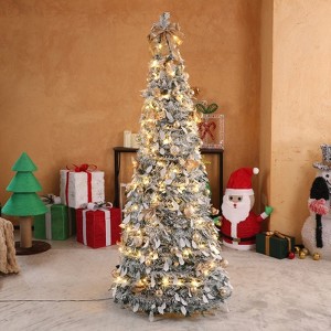 Karl Home Lighted Pop Up Artificial Christmas Tree - 1 of 4